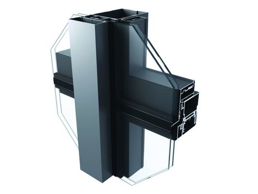Errichtender doppelter ausgeglichener Glasaußenzwischenwand-Aluminiumrahmen