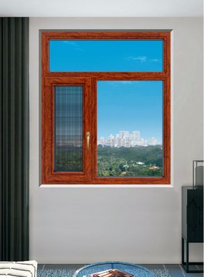Hölzerne gleitende Aluminiumlegierungs-Tür und Fenster des Übergangs0.8mm