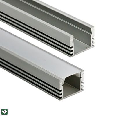 Kanal-Pulver u-Art-LED beschichtete Aluminiumverdrängungs-Profile